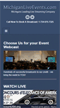 Mobile Screenshot of michiganliveevents.com